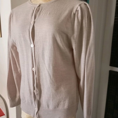 Lola merino wool cardigan new, size S/M, dusty rose color