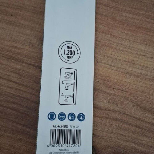 Kwb drill screwdriver head 12mm new