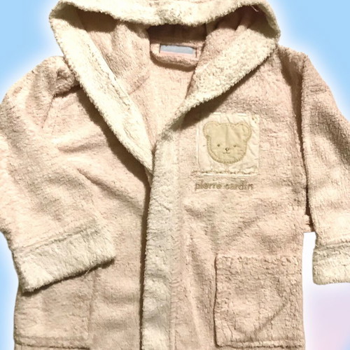 P.Cardin baby bathrobe with hood 18-24 months