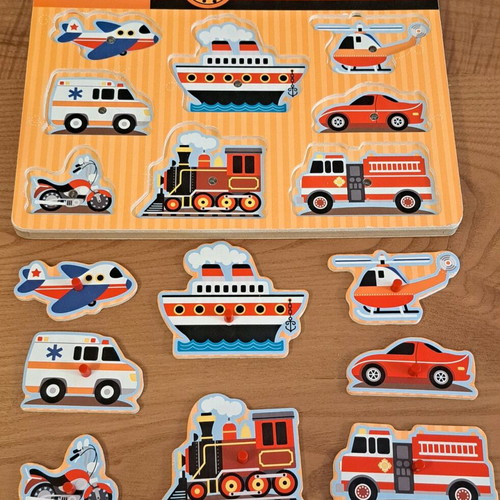 Melissa & Doug Sound Puzzle set of 3 like new