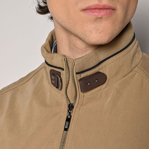 Sogo Men's Jacket New Beige With Elastic
