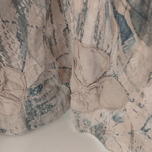 Poplin shirts made in Italy one size beige like new