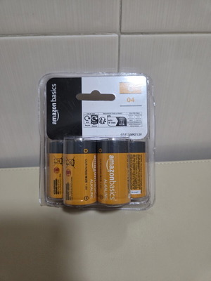 Amazon Basics alkaline batteries C (LR14) 1.5V, pack of 4