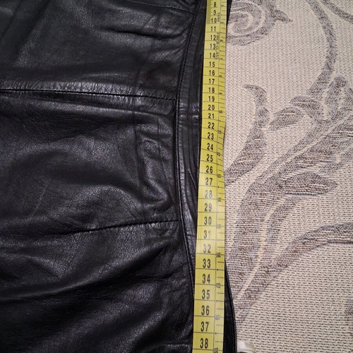 Napa leather skirt used, black, size L