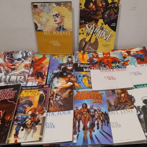 Marvel Comics collection used, 74 volumes including 14 hardcovers
