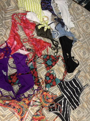 Bikini swimsuit set small-medium, 6 sets, 4 bottoms, 1 top
