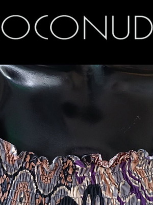 Blouse COCONUDA Italy size M like new, black and purple