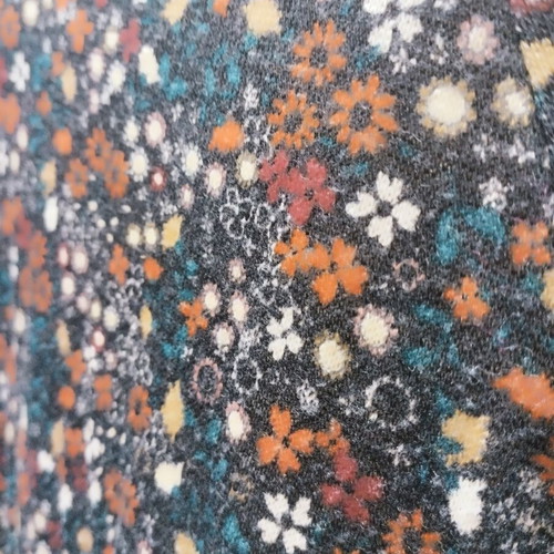 Stradivarius ethnic blouse used, bell sleeve, multicolor, size S