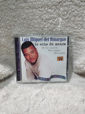 Luis Miguel Del Amargue Te Echo De Menos CD used, Latin