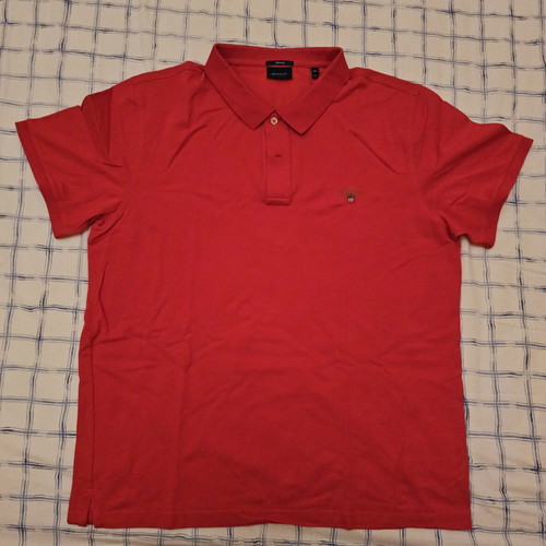 GANT authentic men's polo shirt 3XL, red