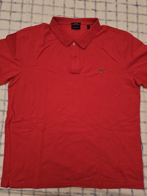 GANT authentic men's polo shirt 3XL, red