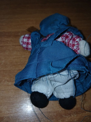 Porcelain doll small, used