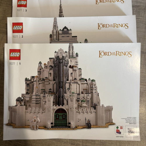 Lego set instruction books