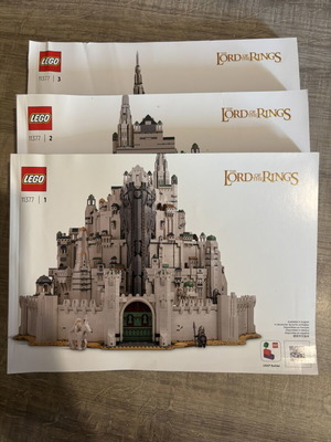 Lego set instruction books
