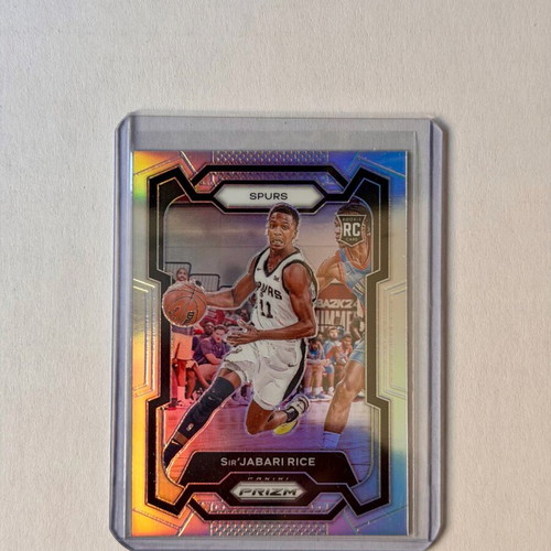 Panini Prizm 2023-24 Sir'Jabari Rice #299 Silver Prizm card new