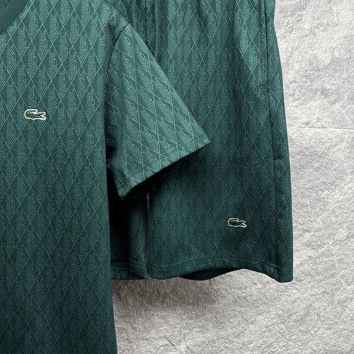 Lacoste short sleeve set new, green, size L