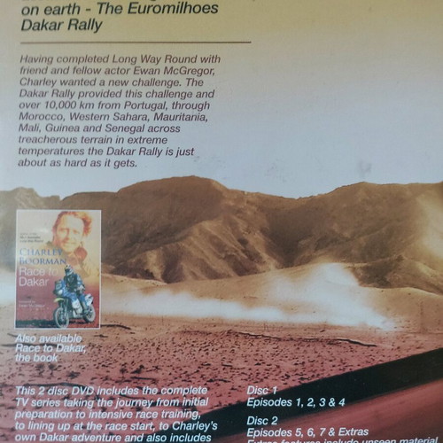 Charlie Boorman Race to Dakar DVD like new, adventure documentary series