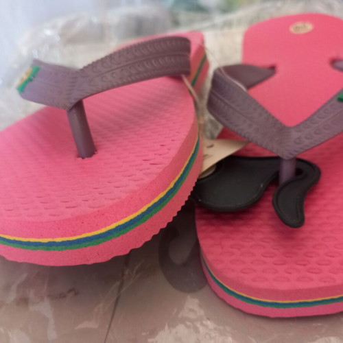 Flip-flops for girls new, sizes 27/28 and 29/30, pink-purple