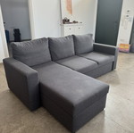 Jysk three-seater sofa with storage and bed function