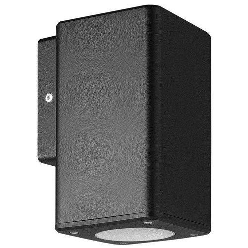 Avide Outdoor Wall Light Valencia 1xGU10 IP65 made of ABS+Plastic black