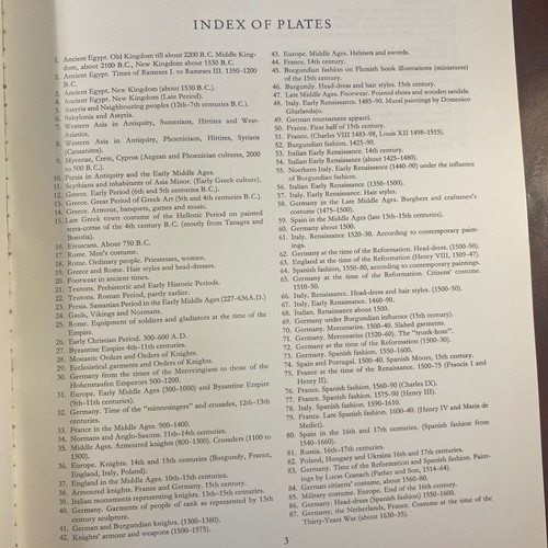 A pictorial History of Costume like new, English