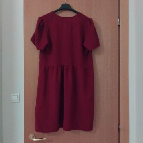 Trendyol dress Burgundy size 40, like new, empire line