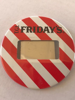 Μεγάλη κονκάρδα T.G.I Friday's μεταχειρισμένη με θέση για όνομα