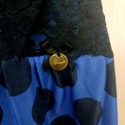 BSB dress blue with navy polka dots like new, size Small (XS)