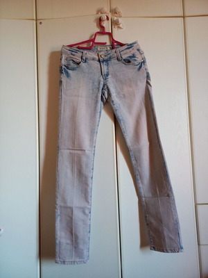 Blue Cigarette Jeans Straight Fit like new, size S or M