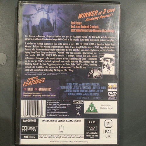 All the king's men DVD foreign cinema