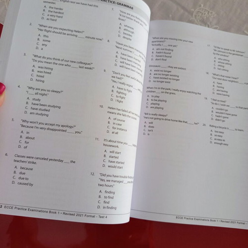 Practice Examinations for the Michigan ECPE Book 1 used