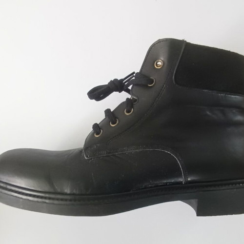 Leather ankle boots new, size 43, black