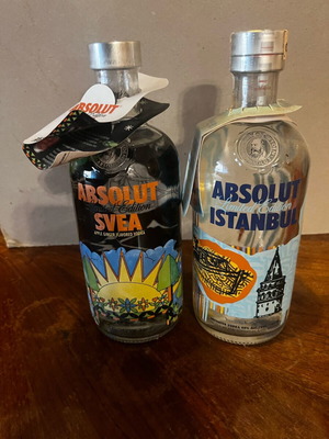 Absolut Vodka Limited Edition Svea and Istanbul new