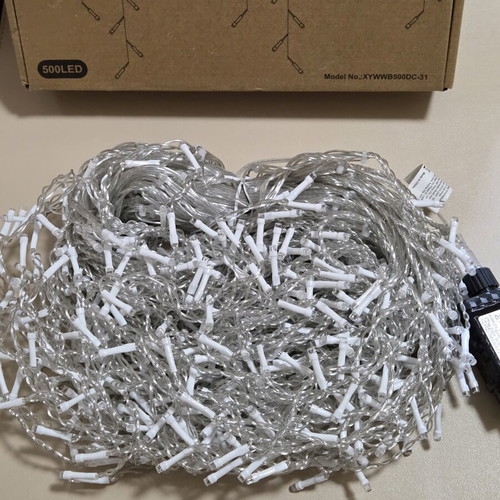 Buudala LED Icicle Lights, 500 LEDs, cold white, indoor/outdoor