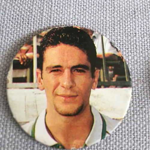 Old school football star badges used, Panathinaikos 90s, pack of 4