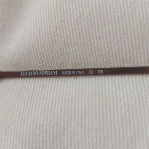 Luciano Soprani vintage eyeglass frame like new, brown bronze