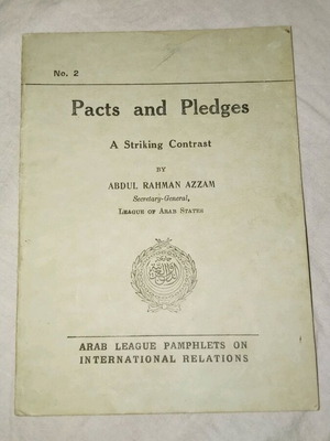 Pacts and Pledges used, a striking contrast book