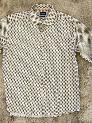 Berto Lucci white shirt like new, size L