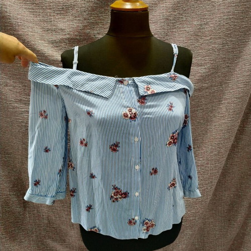 Papaya shirt 100% viscose like new, multicolor, size M