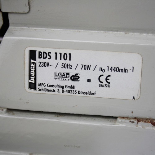Budget BDS 1101 scroll saw used, 70W