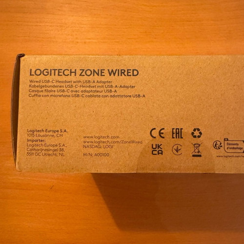 Logitech Zone Wired wired headphones new