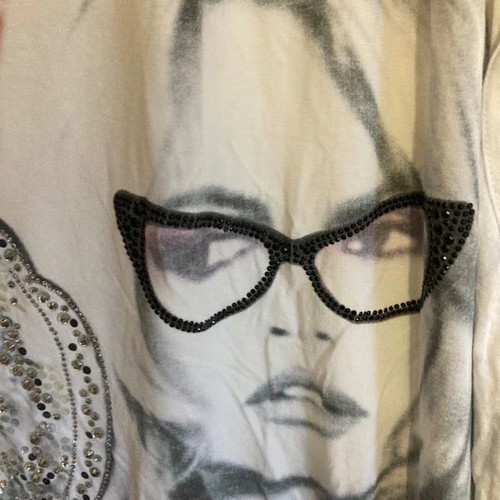 Justor Dress Used White With Graphic Motif