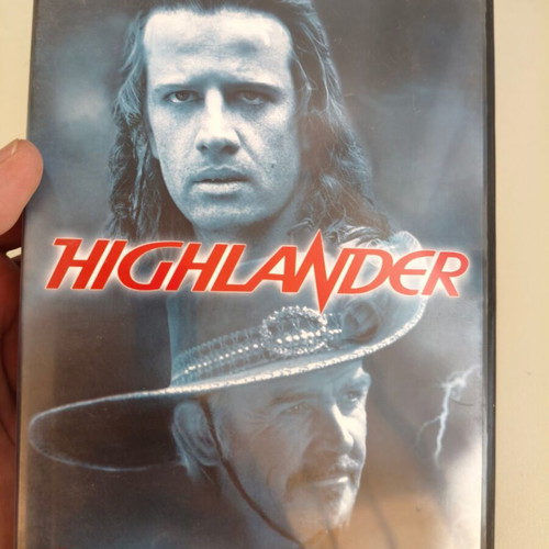 Highlander 1986 DVD like new, action sci-fi adventure