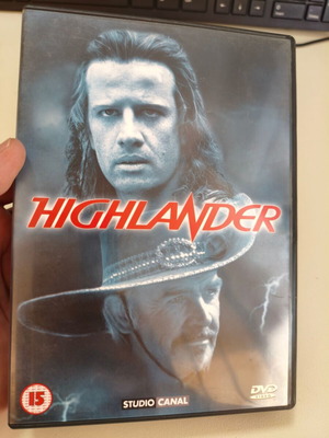 Highlander 1986 DVD like new, action sci-fi adventure