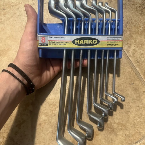 HARKO Polygonal Keys Set of 8 New Drop Forged