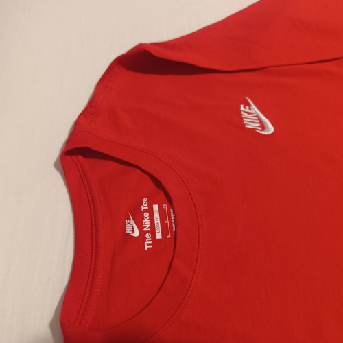 Nike Tee Cotton Red Size S New