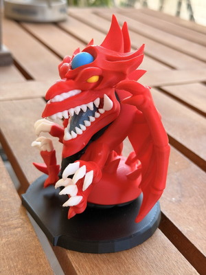 Yu-Gi-Oh Slifer the Sky Dragon figure 12cm, 3D printed