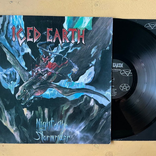 Iced Earth Night of the Stormrider LP used, metal