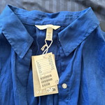 Linen shirt H&M new, blue, size M
