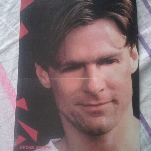 New Kids On The Block (Joe McIntyre) & Bryan Adams poster used